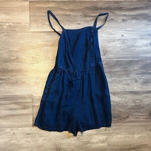 Old Navy Dark Blue Denim Jumpsuit